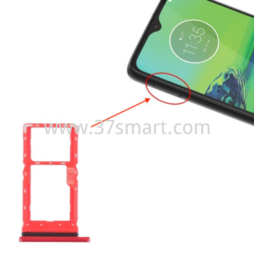 Moto G8 Play SIM Tray Rosso