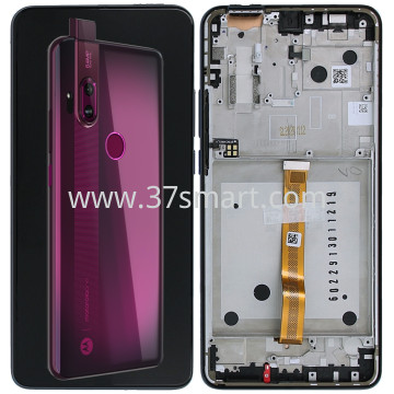 Motorola One Hyper Lcd+Touch+Frame Purple
