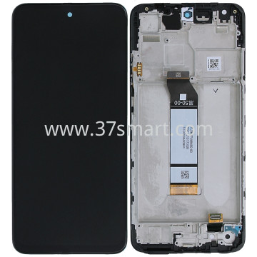 Redmi Note 10 5G Lcd+Touch+Frame Black