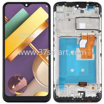 LG K22 2020 LMK200EMWAITCBL Lcd+Touch+Frame Nero