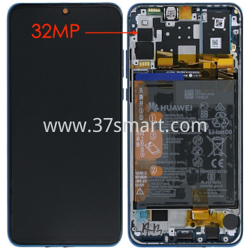 Huawei P30 Lite New Edition Global Versione Front Camera 32MP Service Pack Display Blu