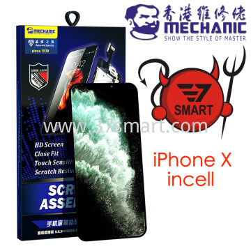 iPhone X Mechanic Incell Lcd+Touch Schwarz