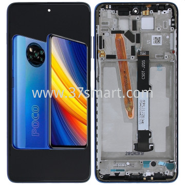 Xiaomi PocoPhone X3, X3 Pro 总成+框蓝色