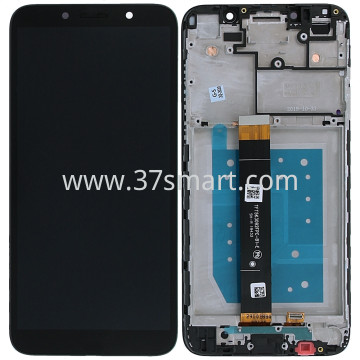 Moto E6 Play Lcd+Touch+Frame Schwarz