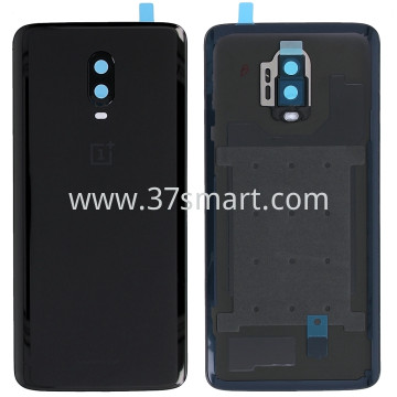 OnePlus 6T Cover Posteriore+Vetro Camera ORI Nero Lucento