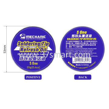 Mechanic S One Soldring Tip Refresh Oil 20g Schüttgut