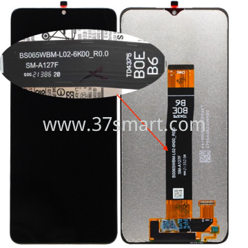 Samsung A12s 2021 A127F Lcd+Touch BOE With Black Flex Code A127 Black