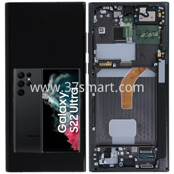 Samsung Galaxy S22 Ultra S908 Service Pack Display Black