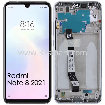 Redmi Note 8 2021 Service Pack Display Bianco