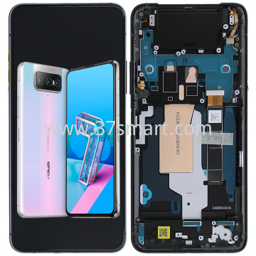 Asus ZenFone 7 ZS670KS, ZenFone 7 Pro ZS671KS Lcd+Touch+Frame Weiß