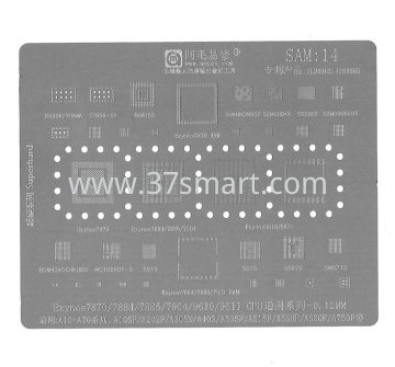 BGA Stencil Di Samsung A10-A70 Series Bulk