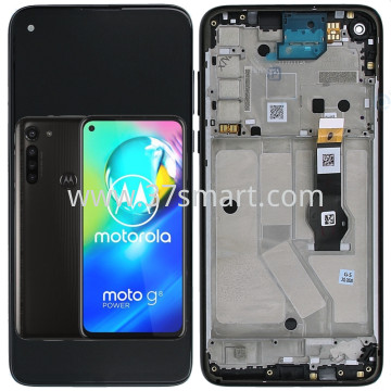 MOTO G8 POWER Lcd+Touch+Frame Black