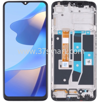 OPPO A16 2021, A54s 2021 Lcd+Touch+Frame (Version INX) Schwarz