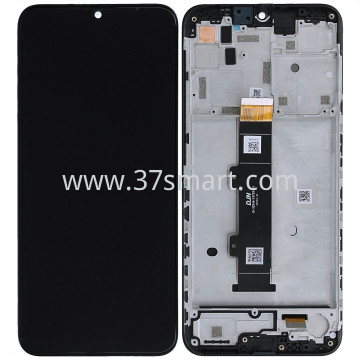 Moto G30 Lcd+Touch+Frame Black