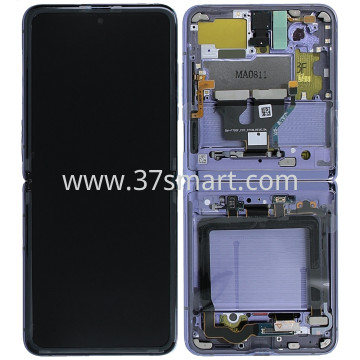 Samsung Z Flip F700 Service Pack Display Purple
