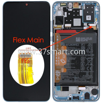 Huawei P30 Lite, Huawei P30 Lite New Edition Service Pack Display With Flex Main Connection Small Size Versione 48MP Twilight