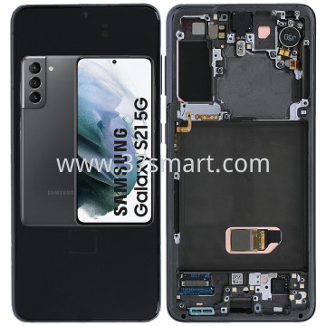 Samsung S21 5G 2021 G991B Service Pack Display Schwarz