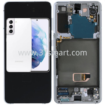 Samsung S21 5G 2021 G991B Service Pack Display Silber