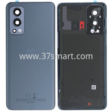 OnePlus Nord 2 Cover Back+Camera Lens (Class A) Schwarz