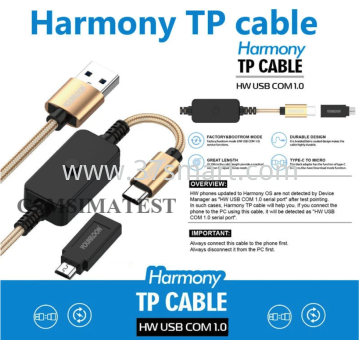 Cable Harmony Tp + Adaptor USB 2022 for Huawei Harmony OS Bulk