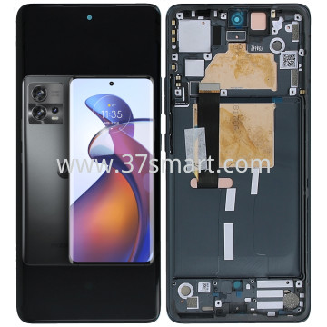 Moto Edge 30 Fusion Service Pack Display+Frame Nero