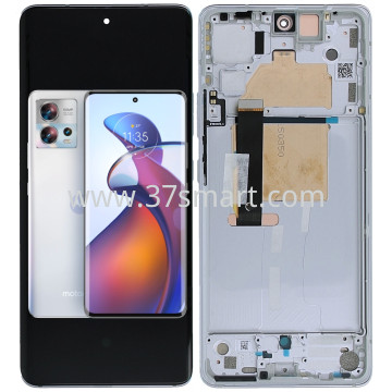 Moto Edge 30 Fusion Service Pack Display+Frame Argento