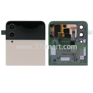 Samsung Z Flip 4 2022 F721B Service Pack Battery Cover Top+Outer LCD Display Oro