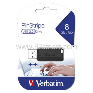 Verbatim PenDrive USB 2.0 PinStripe 8GB