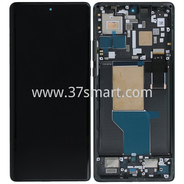 Moto Edge 30 Ultra 5D68C21452 5D68C21260 Service Pack Display+Frame Schwarz