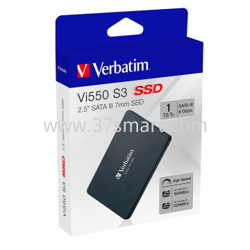 Verbatim SSD, SATA-III, 6.35cm (2.5''), Vi550 (R)560MB/s, (W)460MB/s 1TB
