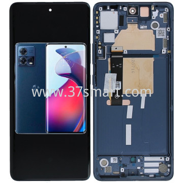 Moto Edge 30 Fusion Service Pack Display+Frame Blue