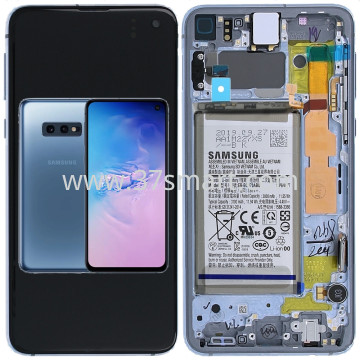 Samsung S10e G970 Service Pack Display Blau