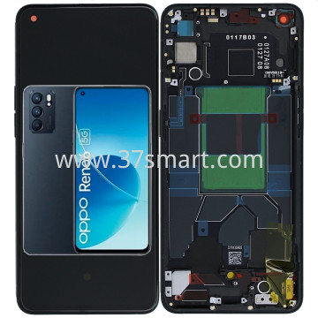 OPPO Reno 6 5G 4907749/4907750 Service Pack Display Schwarz