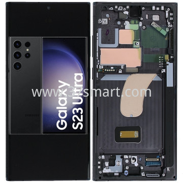 Samsung S23 Ultra S918 Service Pack Display Schwarz