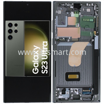 Samsung S23 Ultra S918 Service Pack Display Green