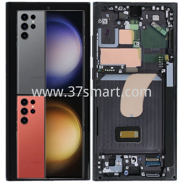 Samsung S23 Ultra S918 Service Pack Display Graphitgrau