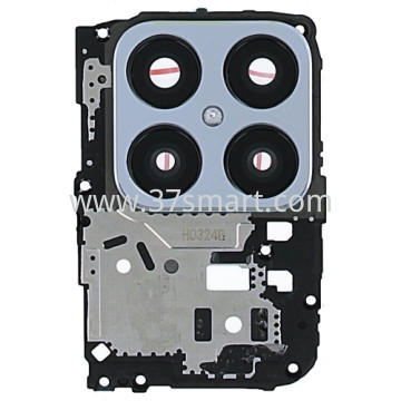 Honor X8 4G Camera Lens+Frame+Board Cover Silber