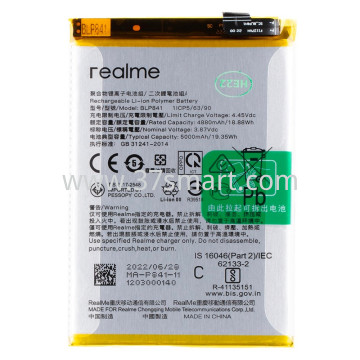 Realme 8 4G, BLP841 4906860 Service Pack Batteria Blister