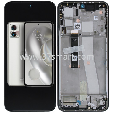 Moto Edge 30 Neo XT2245 Service Pack Display Silber