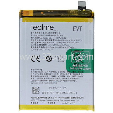 Realme 6 Pro, BLP757 4903663 Service Pack batteria Blister