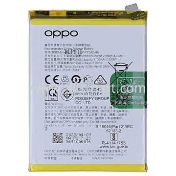 OPPO A17 2022, A17K 2022, 6060057 BLP915 Service Pack Batteria Blister