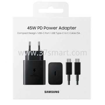 Samsung 45W, 4.05A, 1 x USB-C, with USB-C Cable Nero