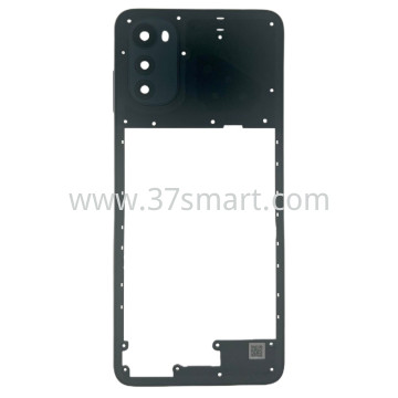 Moto E32 XT2227 Middle Cover+Camera Lens Black