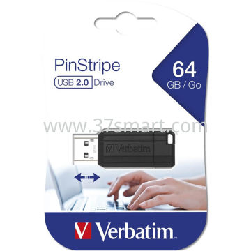 Verbatim PenDrive USB 2.0 PinStripe 64GB