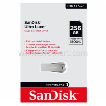 Sandisk USB 3.2 Ultra Luxe Gen1 Flash, Drive,,(R)400MB/s 256GB
