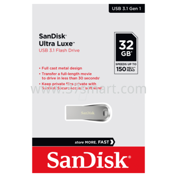 Sandisk USB 3.2 Ultra Luxe Gen1 Flash, Drive,,(R)400MB/s 32GB