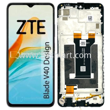 ZTE V40 Design 8046 Lcd+Touch+Frame Black