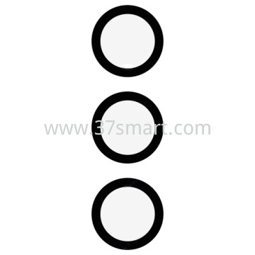 Samsung S22 S901, S22 Plus S906 Vetro Fotocamera Nero
