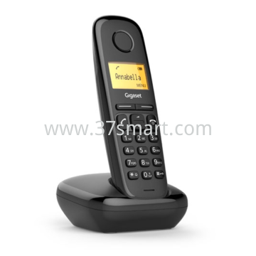 Gigaset Cordless A170 S30852-H2802-K101/S30852-H2802-D205 Nero