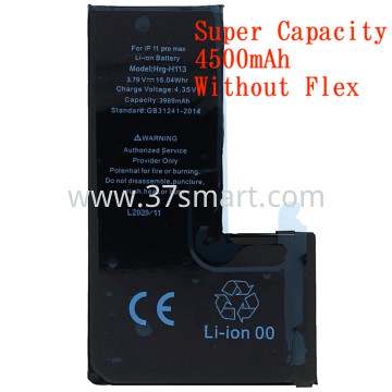 iPhone 11 Pro Max Batteria Cell Senza Flex Super Capacity 4500mAh OEM